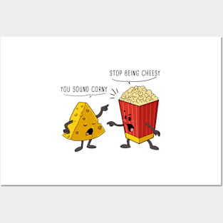 Popcorn Puns Posters and Art